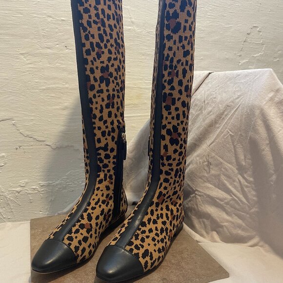 Kate Spade Mikayla Leopard Boots - size 7.5 - Picture 4 of 4